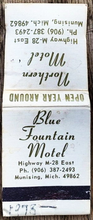 Blue Fountain Motel - Matchbook (newer photo)